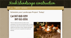 Desktop Screenshot of noahslandscaping.com