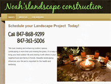 Tablet Screenshot of noahslandscaping.com